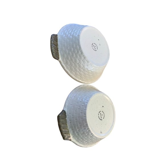 Poppy Trail Metlox Provincial Green Handled Bowl Fruit Center 8 in & 9 in Diamet - Picture 6 of 8